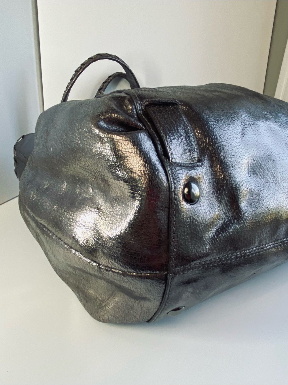 Coach XL Dylan Tote – Limited Edition Metallic Whipstitch - Picture 14 of 16